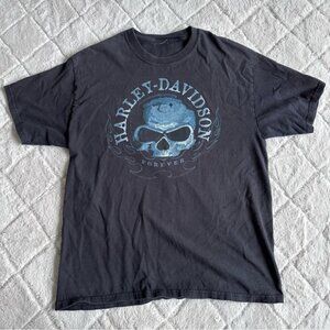 Harley-Davidson | "Harley-Davidson Forever" Short Sleeve Skull Tee | Size Large